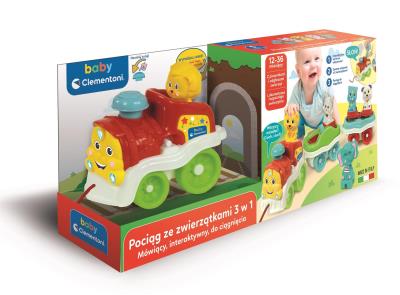 Opakowanie Interaktywny pociąg ze zwierzątkami