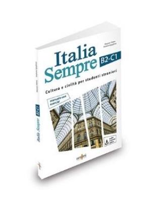Italia sempre B2-C1 podręcznik + online. Autor:   Praca zbiorowa. SmakLiter.pl Okładka książki Italia sempre B2-C1 podręcznik + online
