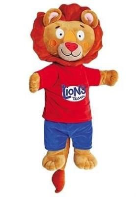 Okładka książki J. ang. Lion's Team. Pacynka Billy 2022 WSIP