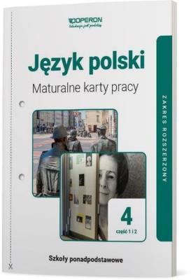 J. polski LO 4 Maturalne karty pracy ZR Linia I. Autor: Urszula Jagiełło, Steblecka-Jankowska Magdalena. SmakLiter.pl Okładka książki J. polski LO 4 Maturalne karty pracy ZR Linia I