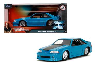 Jada F&F 1989 Ford Mustang GT 1:24. Wydawca: Jada. SmakLiter.pl Opakowanie Jada F&F 1989 Ford Mustang GT 1:24