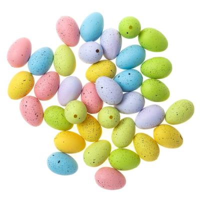 Opakowanie Jajeczka Wielkanocne tęczowe nakrapiane 3 cm 36 szt.