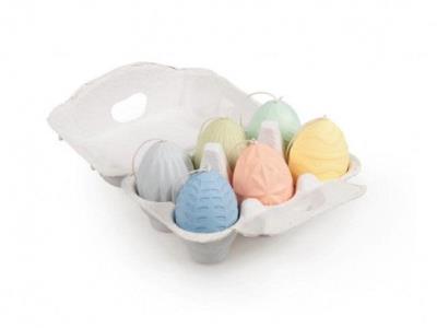 Opakowanie Jajka plastikowe MIX 6cm 6szt