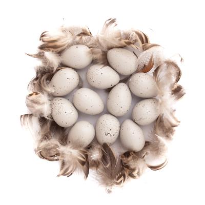 Opakowanie Jajka przepiórcze i piórka beżowe