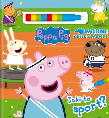 Okładka książki Jaki to sport? Świnka Peppa. Wodne Zgadywanki