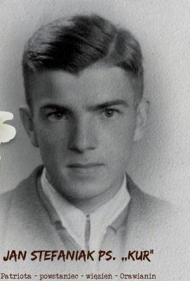 Okładka książki Jan Stefaniak ps. ''Kur''. Patriota - powstaniec - w