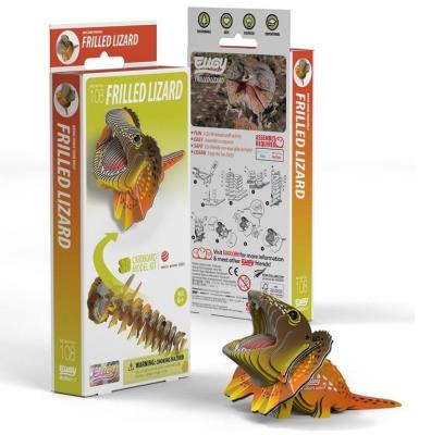 Opakowanie Jaszczurka Agama Kołnierzasta Eugy. Eko Układanka