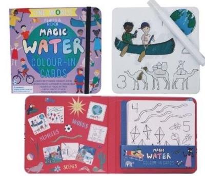 Jeden Świat Kolorowanka Wodna z Pisakiem 10 kart. Wydawca: Floss & Rock. SmakLiter.pl Opakowanie Jeden Świat Kolorowanka Wodna z Pisakiem 10 kart