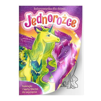 Opakowanie Jednorożce. Kolorowanka