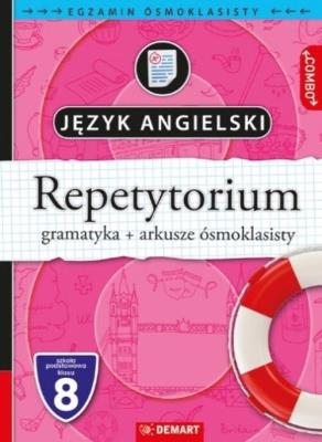 Okładka książki Język angielski gramatyka. Repetytorium. Egzamin ósmoklasist