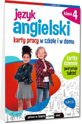 Język angielski Karty pracy w szkole i w domu SP 4. Autor:   Praca zbiorowa. SmakLiter.pl Okładka książki Język angielski Karty pracy w szkole i w domu SP 4