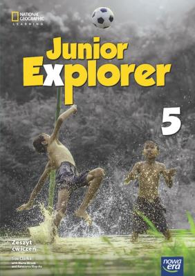 Okładka książki Język angielski SP 5 Junior Explorer neon Ćw.