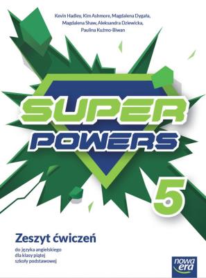 Okładka książki Język angielski SP 5 Super Powers neon Ćw.