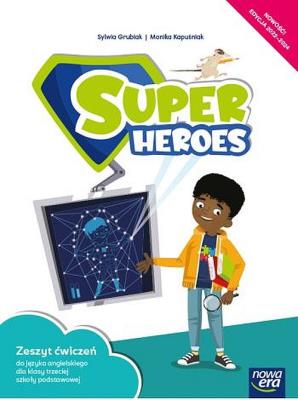 Język angielski Super Heroes Zeszyt ćwiczeń 3 klasa szkoła podstawowa EDYCJA 2022-2024 70165. Autor: Monika Kapuśniak, Kevin Hadley. SmakLiter.pl Okładka książki Język angielski Super Heroes Zeszyt ćwiczeń 3 klasa szkoła podstawowa EDYCJA 2022-2024 70165