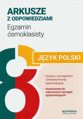 Język polski Arkusze Egzamin ósmoklasisty 2024. Autor: Eisner Jolanta. SmakLiter.pl Okładka książki Język polski Arkusze Egzamin ósmoklasisty 2024