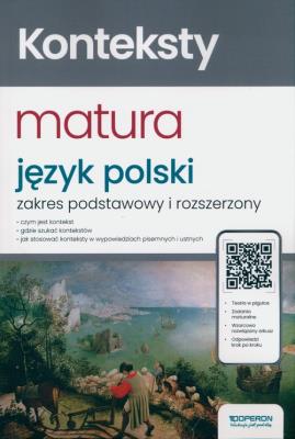 Okładka książki Język polski Konteksty Nowa matura 2024