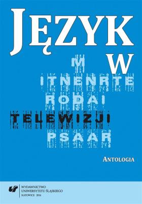 Okładka książki Język w telewizji. Antologia