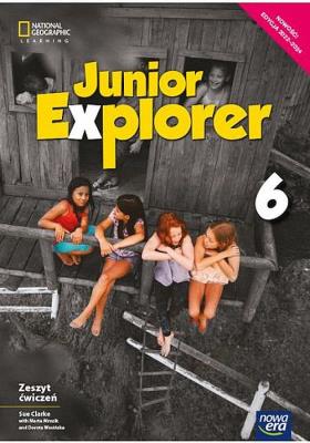 Junior Explorer 6 ćw. 2022 NE. Autor: Wosińska Dorota, Mrozik-Jadacka Marta. SmakLiter.pl Okładka książki Junior Explorer 6 ćw. 2022 NE