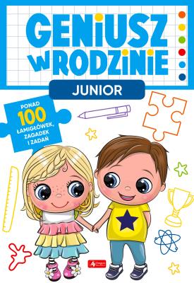 Junior. Geniusz w rodzinie. Autor: Iwona Baturo. SmakLiter.pl Okładka książki Junior. Geniusz w rodzinie