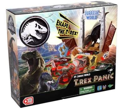 Jurassic World T-Rex Panic. Wydawca: Epoch. SmakLiter.pl Opakowanie Jurassic World T-Rex Panic