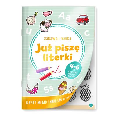 Okładka książki Już piszę literki. Zabawa i nauka