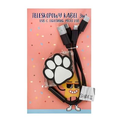 Opakowanie Kabelek 3w1 łapka