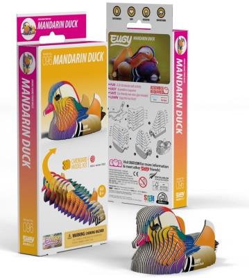Opakowanie Kaczka Mandarynka Eugy. Eko Układanka 3D