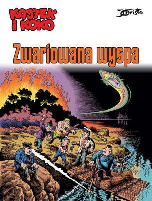 Kajtek i Koko. Zwariowana wyspa. Autor: Janusz Christa. SmakLiter.pl Okładka książki Kajtek i Koko. Zwariowana wyspa