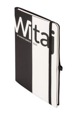 Okładka książki Kal 2023 Kraft A5 TDW czarno-biały