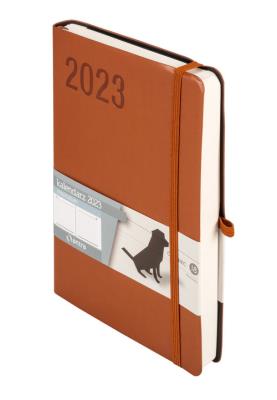 Okładka książki Kal 2023 Minimalizm A5 DNS brązowy