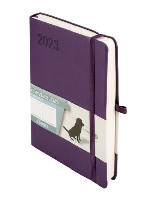 Okładka książki Kal 2023 Minimalizm B6 DNS fioletowy