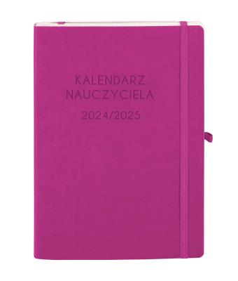 Okładka książki Kal Naucz 2024/2025 B5 TDW różowy