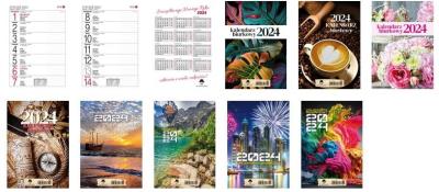 Opakowanie Kalenadarz 2024 biurkowy KBA5 MIX WZORÓW