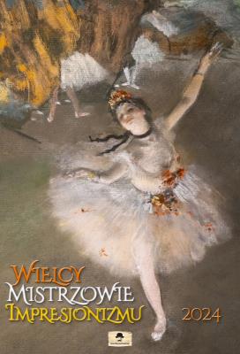 Opakowanie Kalenadarz 2024 ścienny A3 wielcy mistrzowie impresjonizmu VD.22