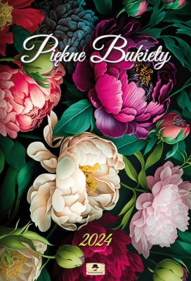 Opakowanie Kalenadarz 2024 ścienny ekonomiczny  A3 piękne bukiety VE.1