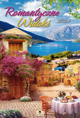 Opakowanie Kalenadarz 2024 ścienny ekonomiczny romantyczne widoki A3 VE.2