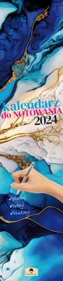 Opakowanie Kalenadarz 2024 ścienny paskowy wąski do notowania KPW-V.1