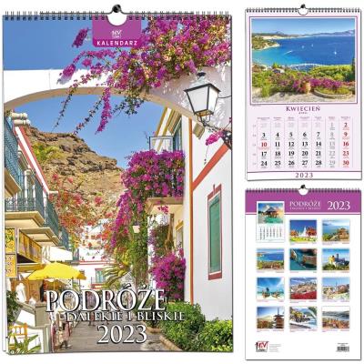 Opakowanie Kalendarz 2022 13 Plansz B3 - Podróże