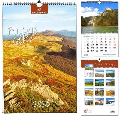 Opakowanie Kalendarz 2022 13 Plansz B3 - Polskie Góry