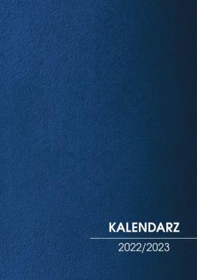 Okładka książki Kalendarz 2022/2023 niebieski