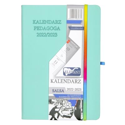 Opakowanie Kalendarz 2022/23 A5 tyg. Salsa akwamaryna ELEFANT