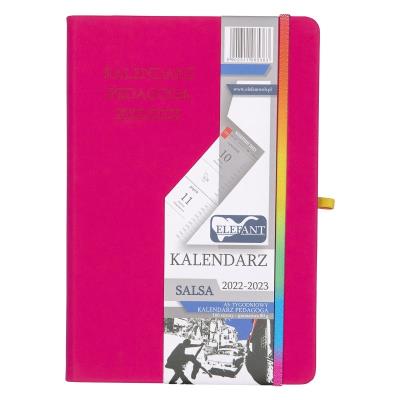 Opakowanie Kalendarz 2022/23 A5 tyg. Salsa różowy ELEFANT