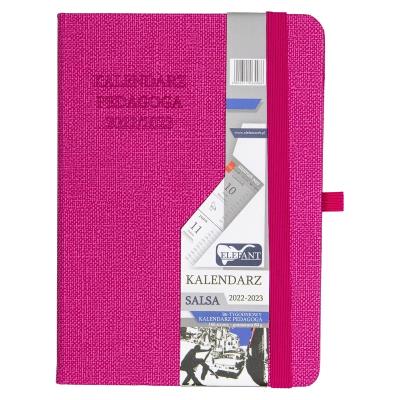 Opakowanie Kalendarz 2022/23 B6 tyg. Salsa różowy ELEFANT