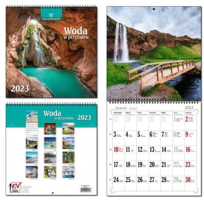 Opakowanie Kalendarz 2023 13 Plansz Woda