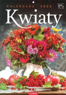 Opakowanie Kalendarz 2023 A4 Ścienny kwiaty