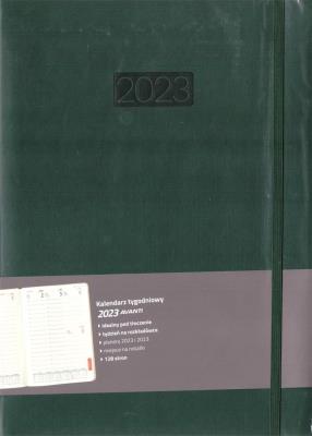 Okładka książki Kalendarz 2023 A4 Tygodniowy Lux MIX AVANTI