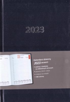 Okładka książki Kalendarz 2023 A5 Dzienny Ekonomiczny MIX AVANTI