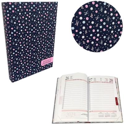 Opakowanie Kalendarz 2023 A5 dzienny soft touch Stokrotki