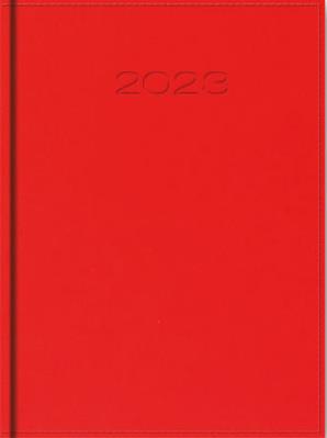 Opakowanie Kalendarz 2023 A5 dzienny vivella czerwony