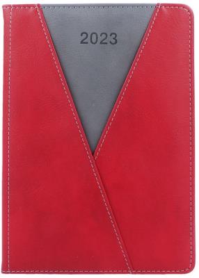 Opakowanie Kalendarz 2023 A5 dzienny Volta czerwony